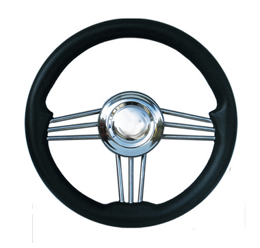 Volant nerezový čierny